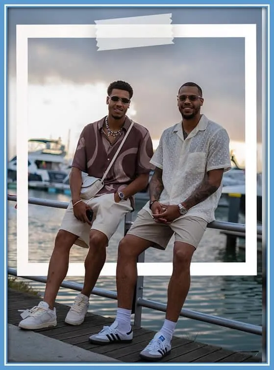 Brotherly bonds and endless smiles captured in a single frame. Felix and Lukas enjoy a vacation in Portugal.