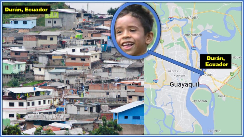 Rooted in Durán: This is where Jéssica Andrade, Ray, and their rising football star son, Kendry Paez, call home in Ecuador.