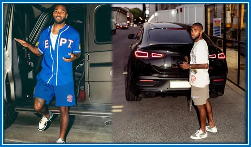 The powerful engines that occupies the garage of England's leftback. Image Source: Instagram, ricohenry, Wtfoot.