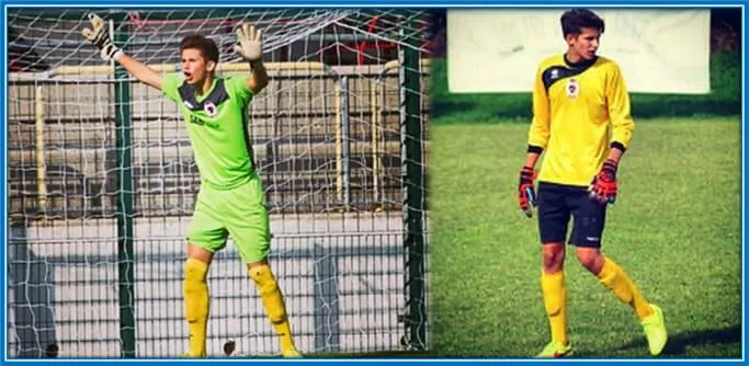 Nobody does it better than the Fontanafredda keeper on duty. Image: Instagram guglielmovicario, Instagram guglielmovicario.