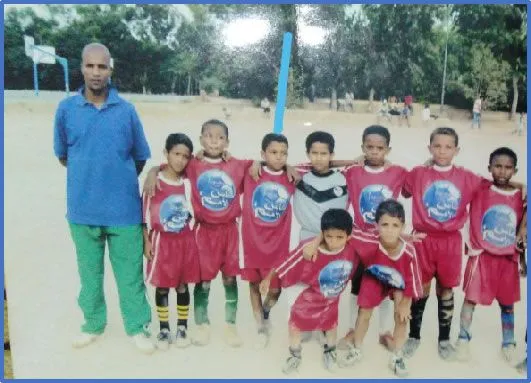 The young Athlete among his playmates during his period in the academy. Image, sport.le360