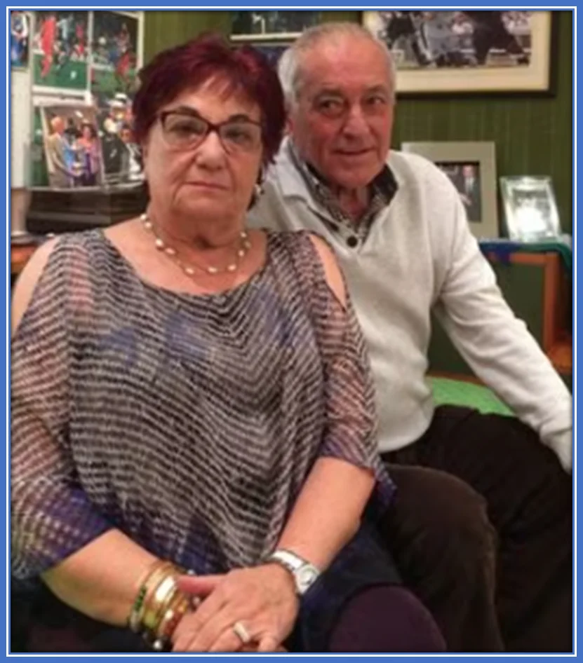 Meet Roberto Martinez's Parents - Mother (Amor Montoliu) and Father (Roberto Martinez Senior).