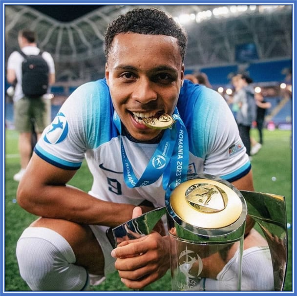 Winning his first ever trophy, the UEFA European Under-21 Championship is one of the proudest moment in Archer's career.