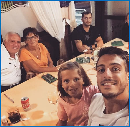 Meet Joselu's Parents- as they hold each other in the family gathering. Image: Instagram, joselumato.