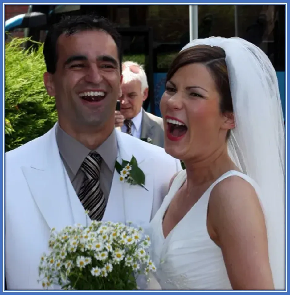 Roberto Martinez and his wife, Beth.