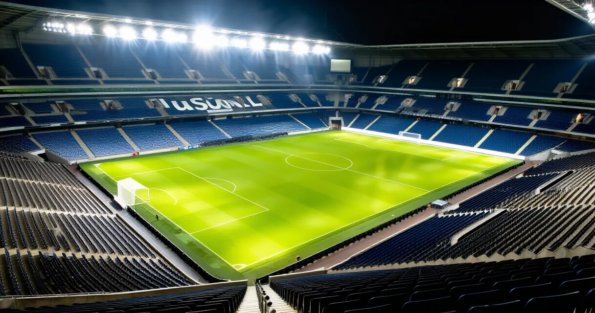 Football centre-back defender in training at Italian stadium