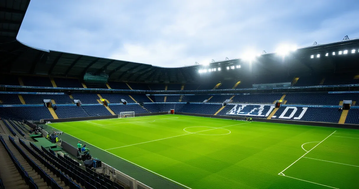 Fenerbahce footballer training session at stadium