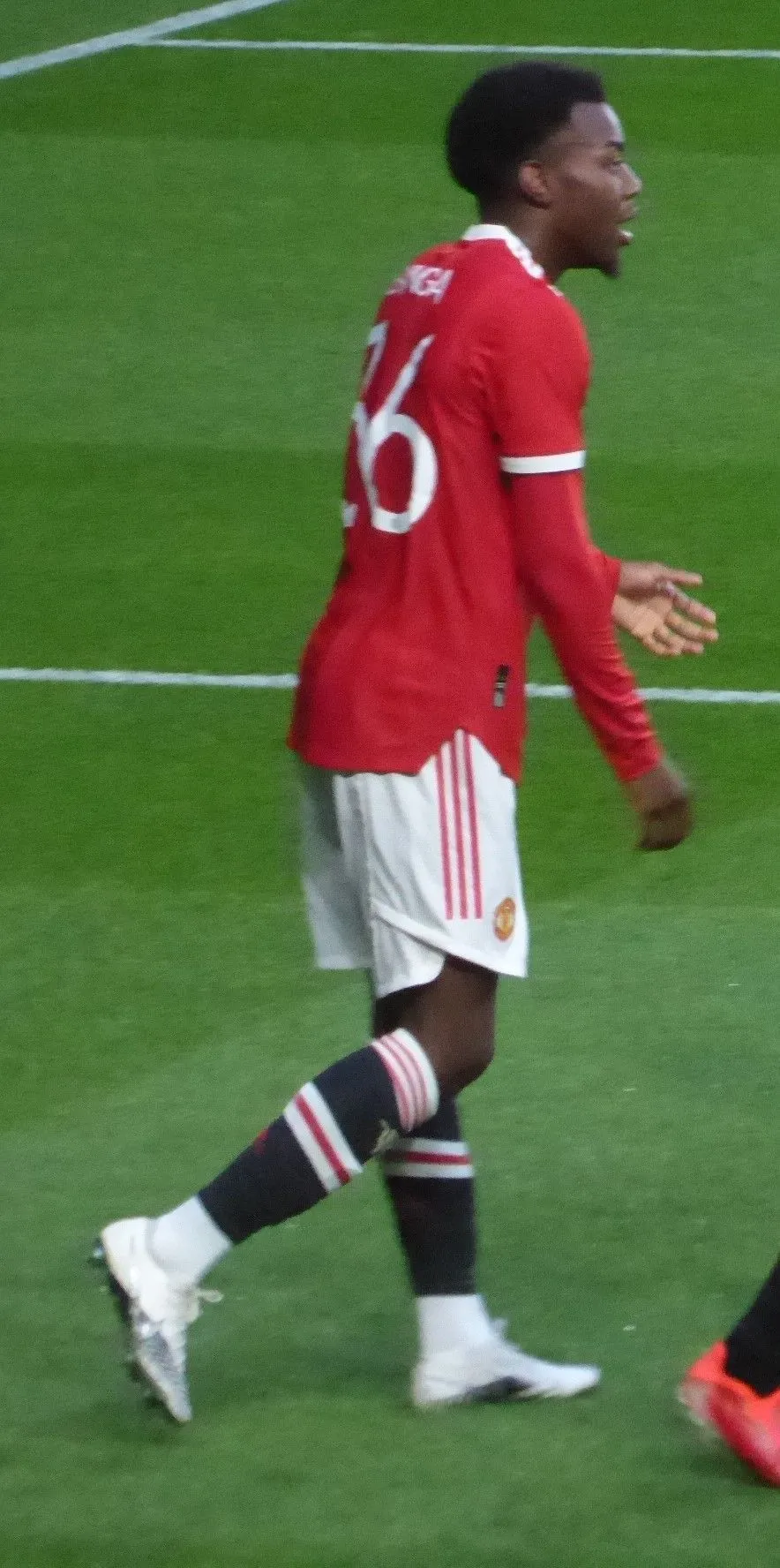Anthony Elanga celebrating a goal for Newcastle United in Premier League 2026