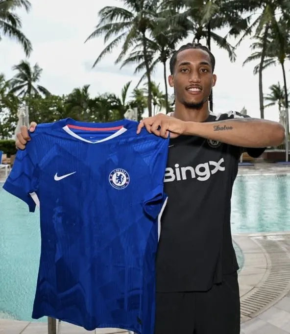 Brazilian Chelsea striker celebrating goal at Stamford Bridge Premier League preseason