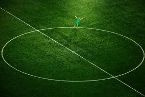 Illustrative football image