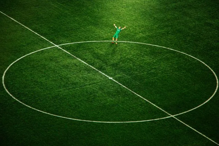 Illustrative football image