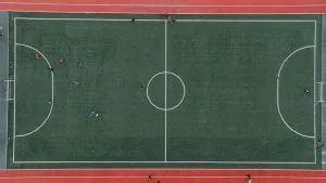 Illustrative football image
