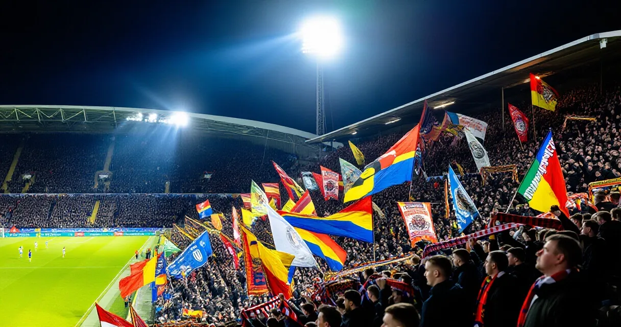 サッカー選手がクラブスタッフと握手を交わす移籍発表の場面
