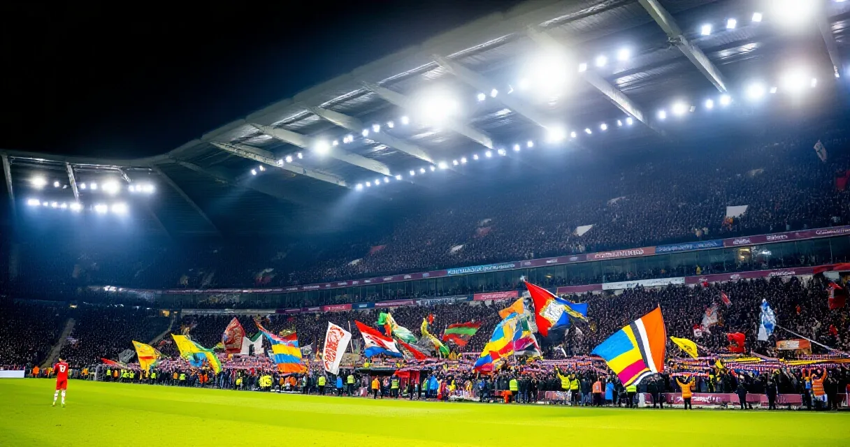 Crystal Palace midfielder in action at a Premier League match, packed stadium