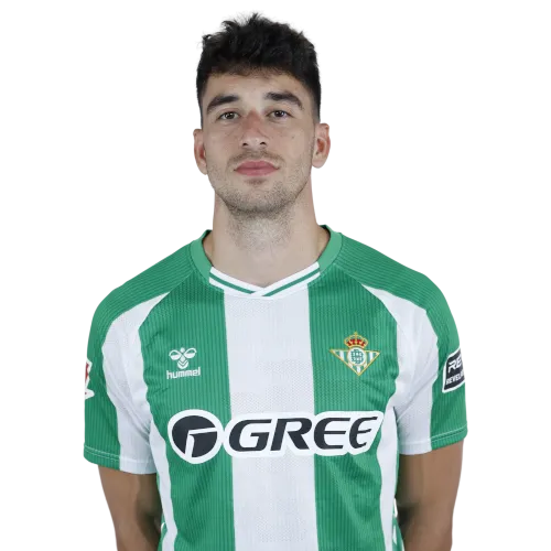 Marc Roca gana influencia en el Betis: 51,46 pases por 90 minutos